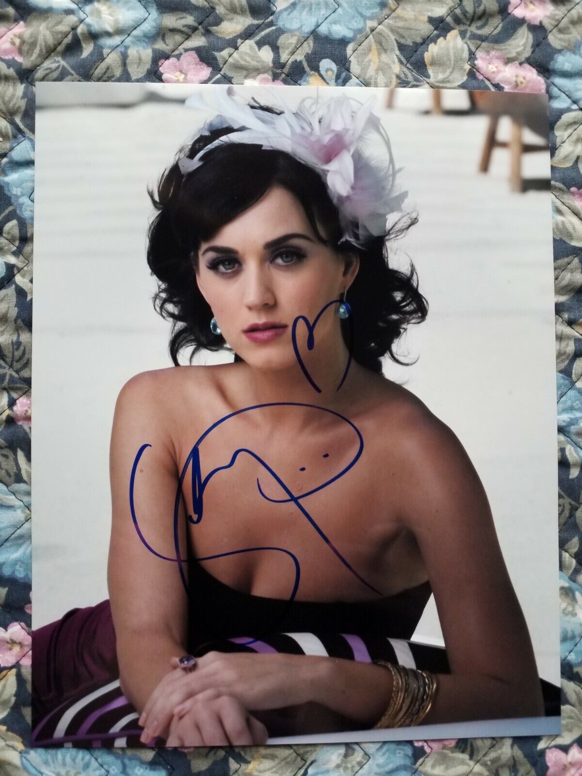 Katy Perry Authentic Hand Signed 8x10 Photo Poster painting Autographed Singer