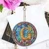 Diamond Painting Double Sided Letters G Keychain Pendant