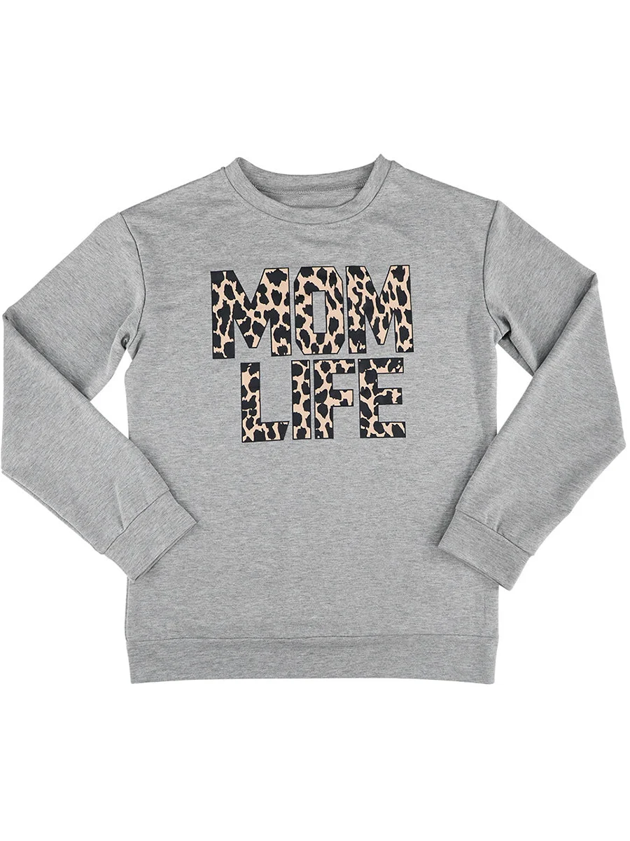 Mom Life Long sleeve Sweatshirt