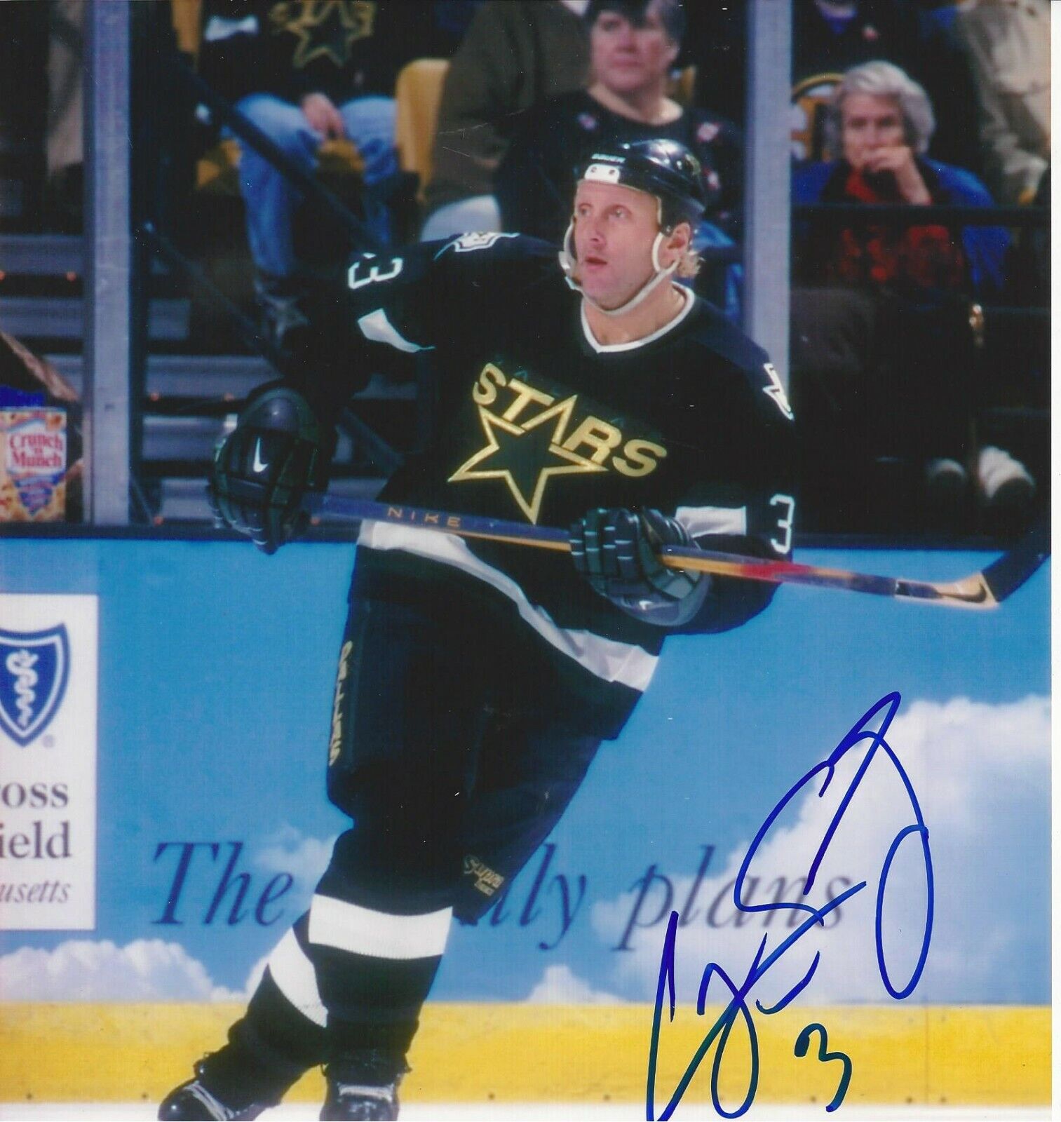 Craig Ludwig Autographed 8x10 Dallas Stars#14