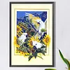 uk.everydayedeals (Limited Stock)Diamond Painting - Full Round - Framed Sunflower Parrot(40*60cm)