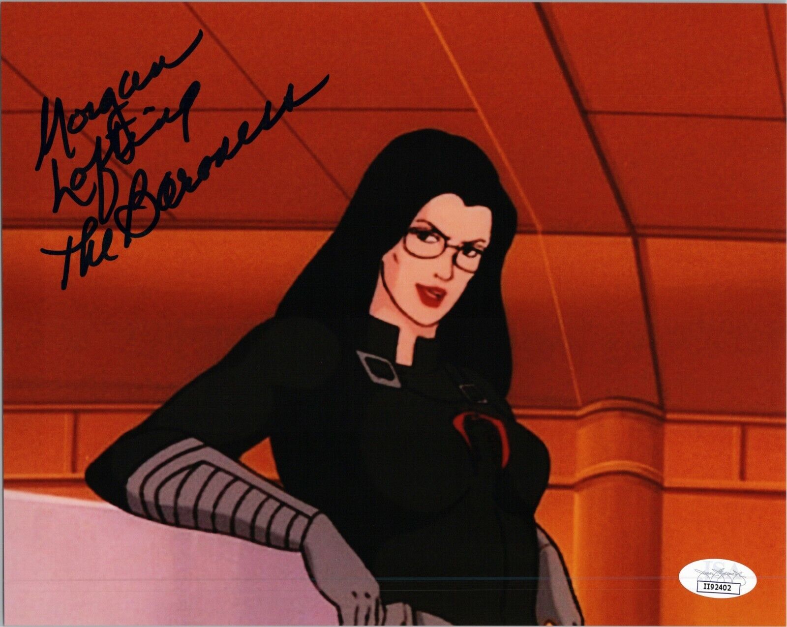 ~ MORGAN LOFTING Authentic Hand-Signed GI JOE BARONESS