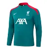 2024-2025 Liverpool Half-Pull Training Suit Green Jersey 1:1 Thai Quality Set