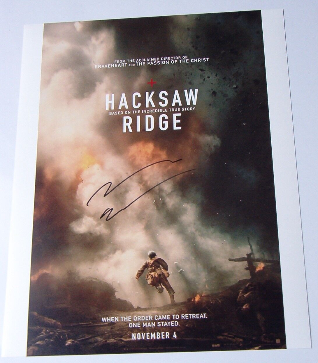 Andrew Garfield ‘Hacksaw Ridge’ Autographed 11x14 Photo Poster painting with CoA