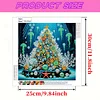 Christmas Tree - Diamond Painting - Partial Special Shaped Drill(Canvas|30*30cm)