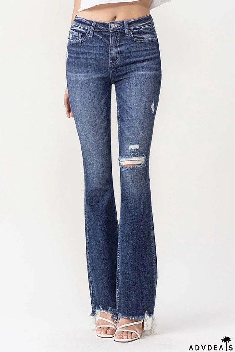 Vervet by Flying Monkey Luna Full Size High Rise Flare Jeans