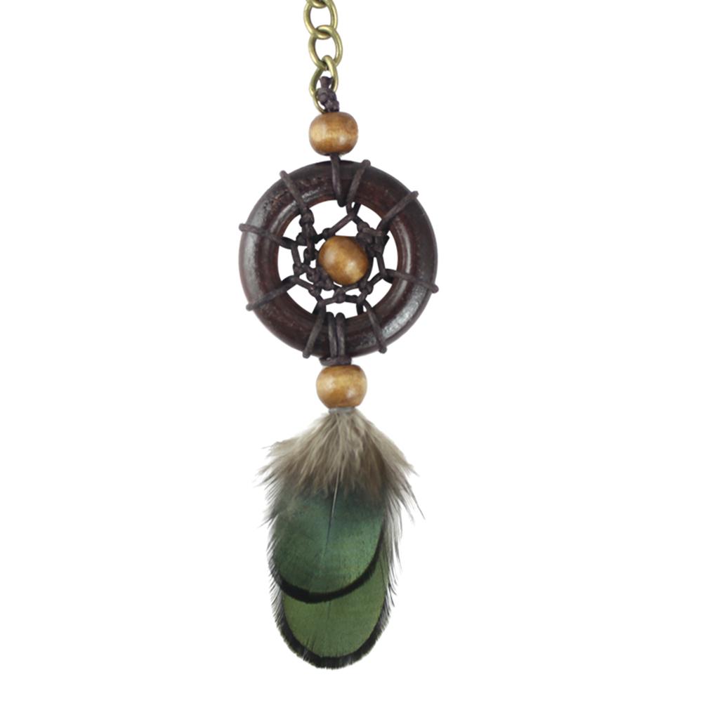 

Metal Key Chain Ring Feather Tassels Dream Catcher Keyring Keychain Decor, 501 Original