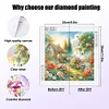Hausdorf - speziell geformtes Diamantgemälde - 30*30cm