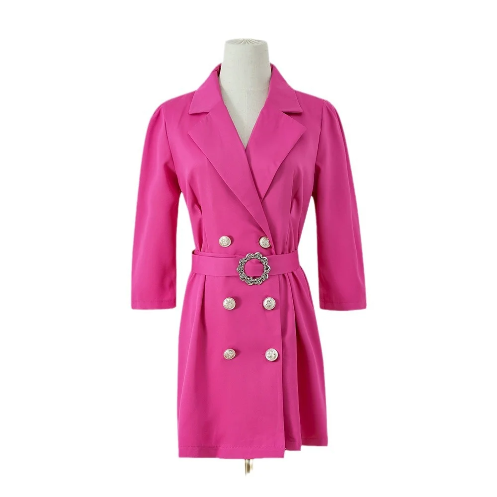 Churchf Women's Wear Station Autumn Seven-Minute Sleeve Suit Group Dress