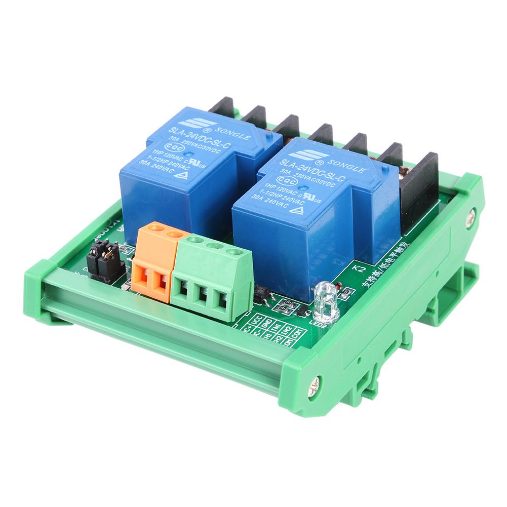 

2 Way 30A High Low Level Trigger Relay Module Smart Home Automation Control, 501 Original