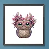 5D diy teilweise speziell geformter Bohrer Diamantmalerei Kit Eule Wohnkultur