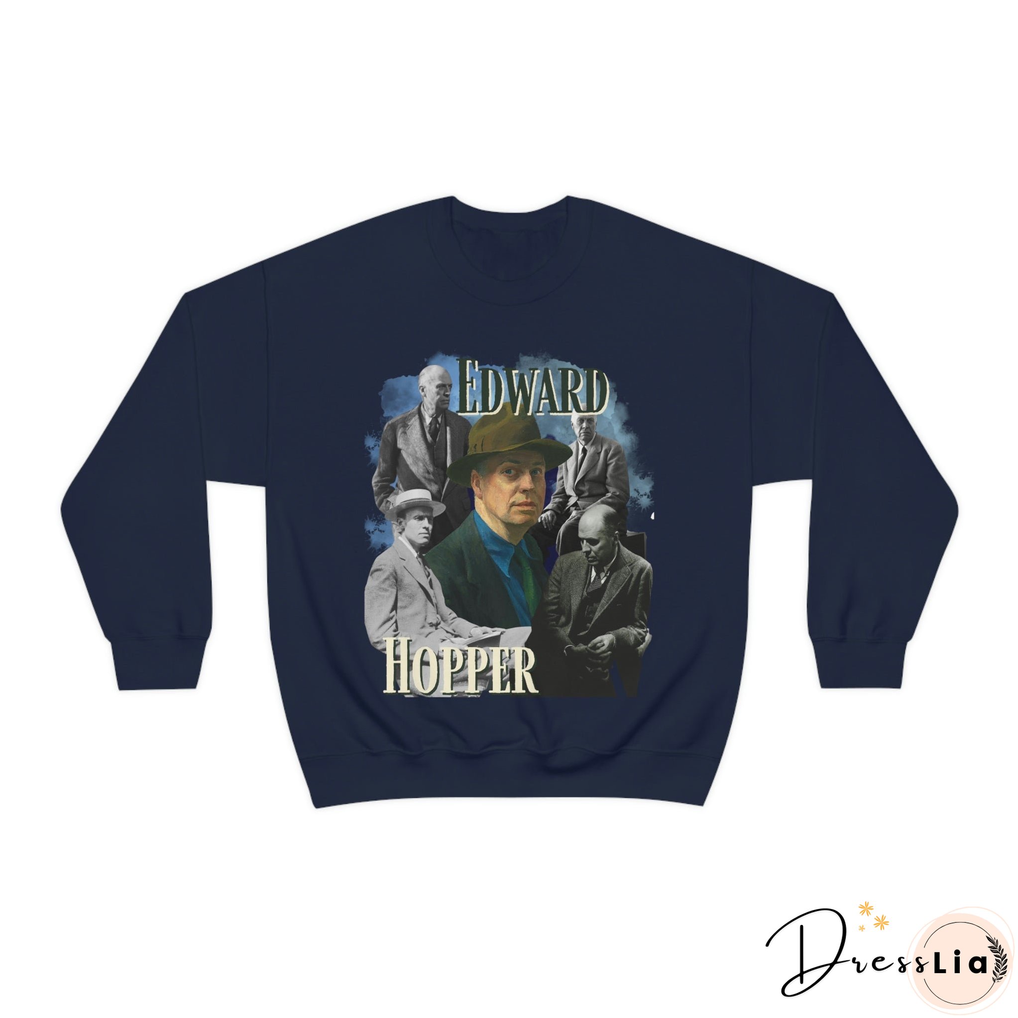 Edward Hopper Sweatshirt, Y2K Style Bootleg Famous American Realist Artist Fan Retro Pullover Crewneck, Artist Gift