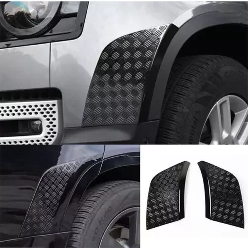 Dronehint 20~2023 Front Bumper For Land Rover Defender Glossy Black Anti~Scratch Plate (For: Land Rover) Parts