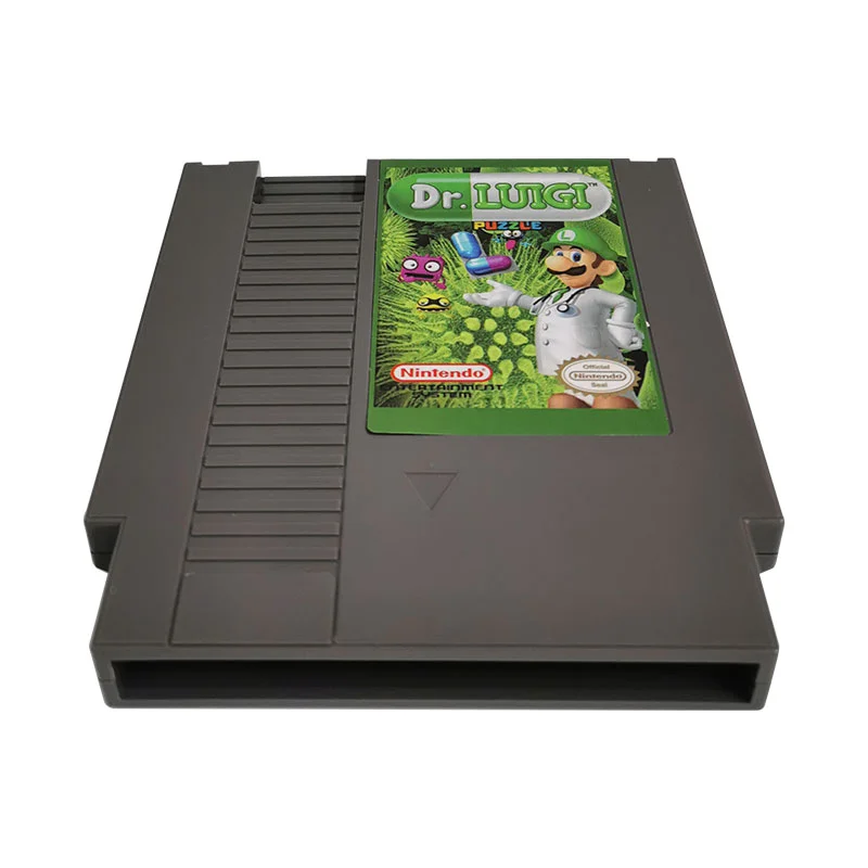 Dr. Luigi Hack of Dr. Mario For Nintendo NES - 8 Bit Game Cartridge