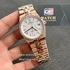 Rolex Land-Dweller 40mm Rose Gold White Diamond-set Dial Diamond Bezel 127385tbr-0003 Super Clone