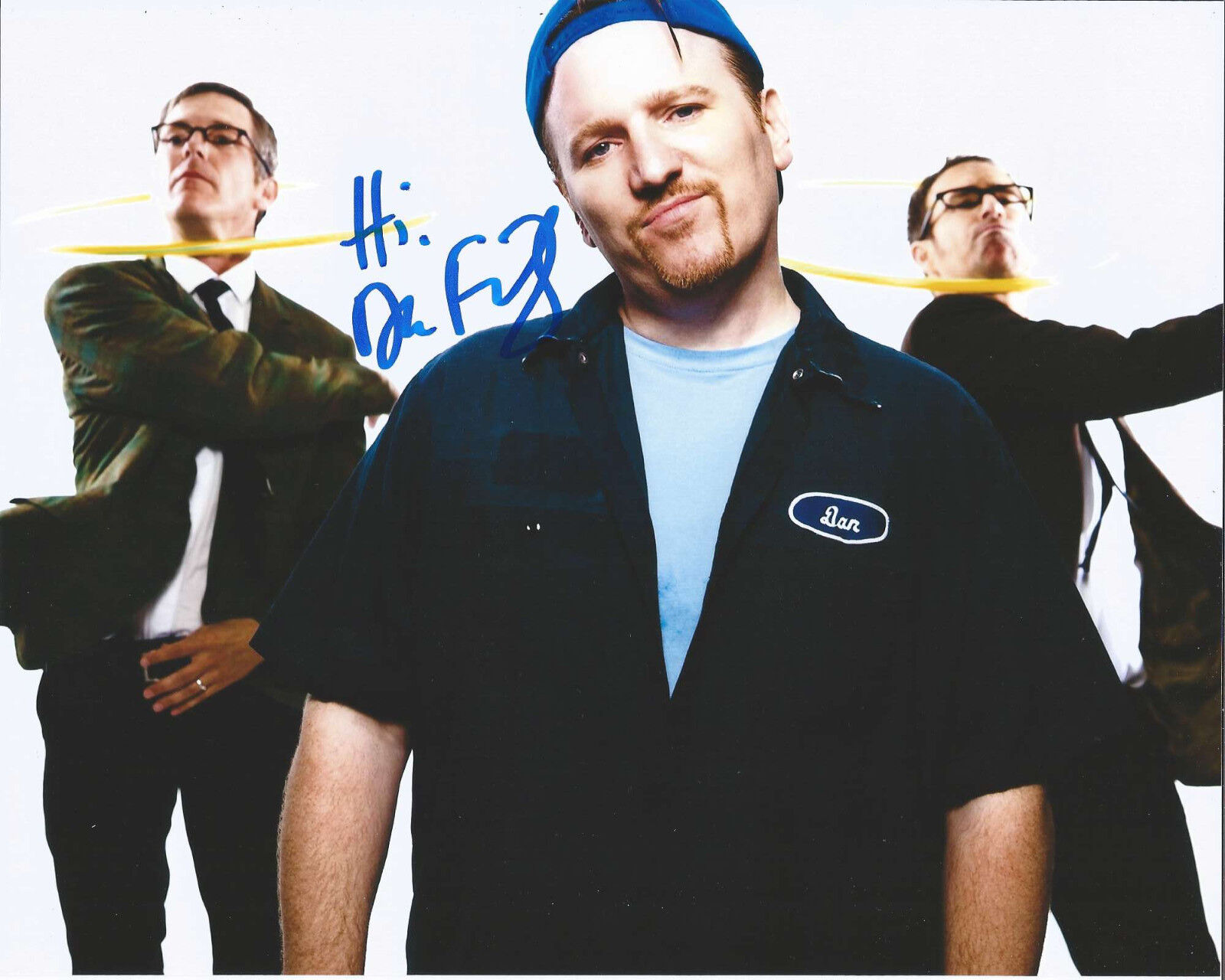 THE DAN BAND SIGNED AUTHENTIC 8X10 Photo Poster painting B w/COA THE HANGOVER FINNERTY