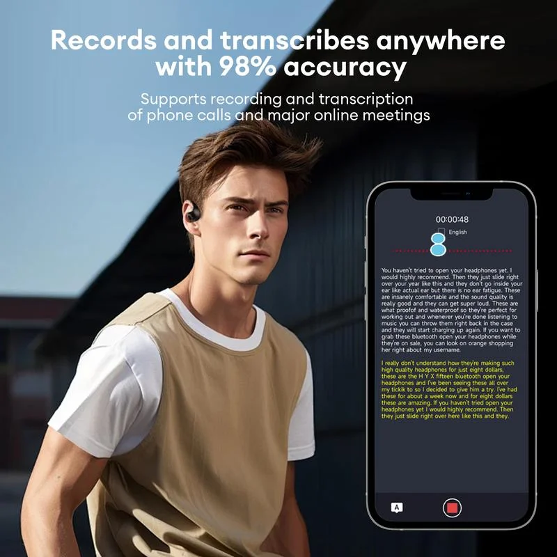 🔥Limited time Black Friday 49% OFF🔥HY-T26 Pro Wireless Bluetooth Translation Earbuds