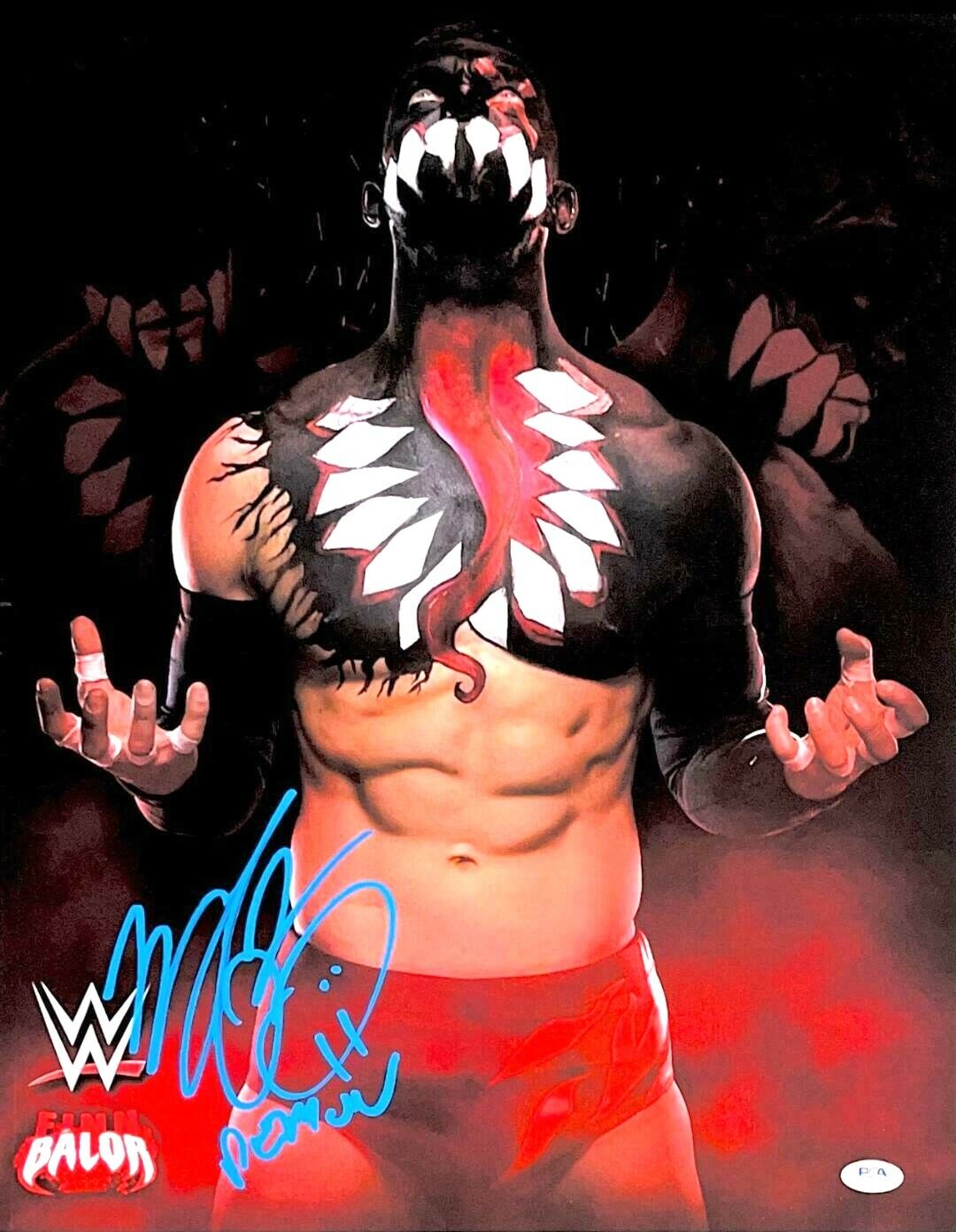 WWE FINN BALOR HAND SIGNED AUTOGRAPHED 16X20 Photo Poster painting WITH PROOF AND PSA DNA COA 4