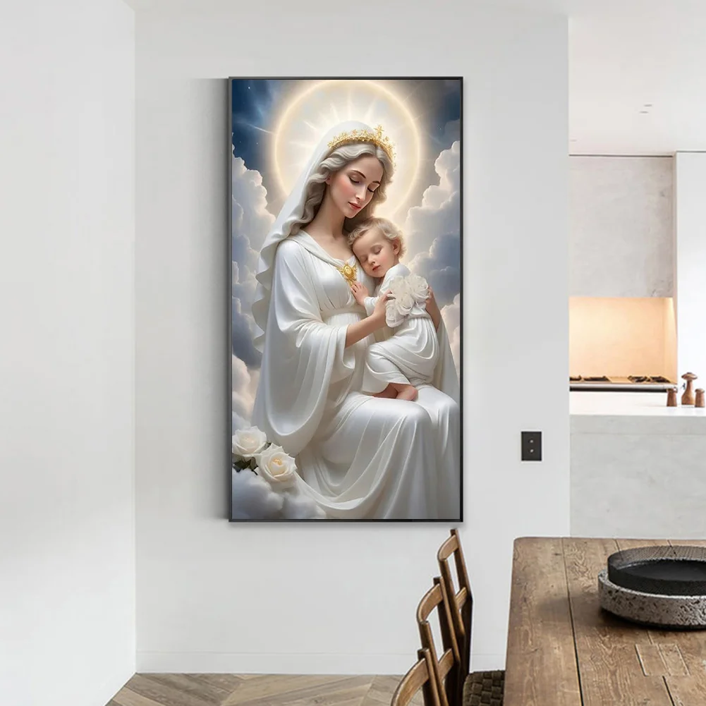 Diamond Painting - Full Round Drill - Angel Virgin(Canvas|40*70cm)