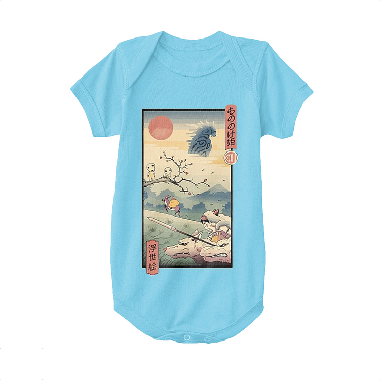 Wolf Princess Ukiyo-e, Ukiyo-e Baby Onesie