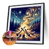 Diamond Painting -DIY Round Dril Forest Picnic Campfire