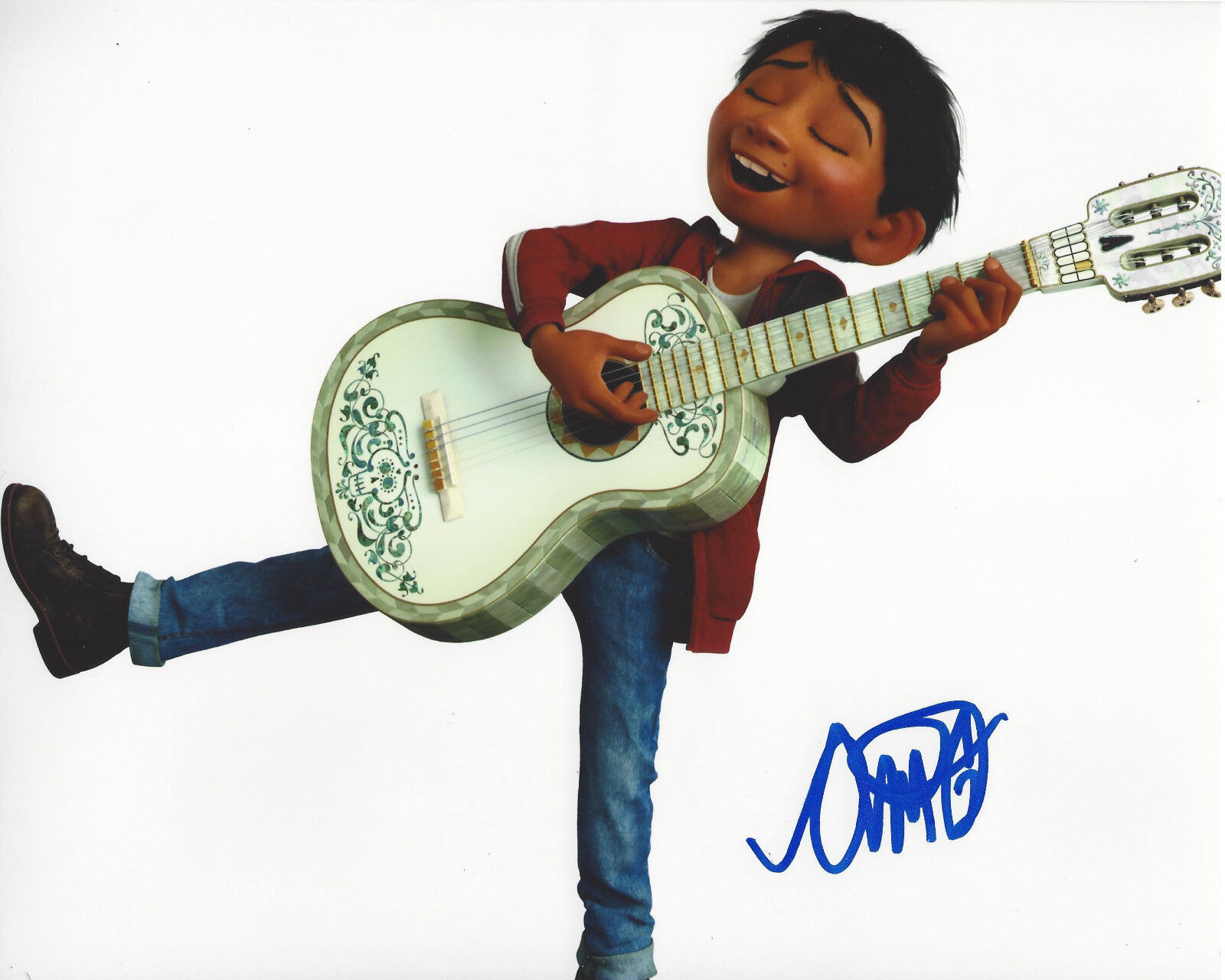 ANTHONY GONZALEZ SIGNED AUTHENTIC DISNEYS PIXAR 'COCO' 8X10 Photo Poster painting B w/COA PROOF