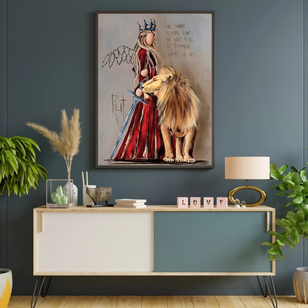 Full Round Diamond Painting 30*40cm - Faceless Angel