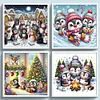 (Multi-Style) Christmas Animal-11CT Stamped Cross Stitch 50*50cm/19.69*19.69in tapestrymarket