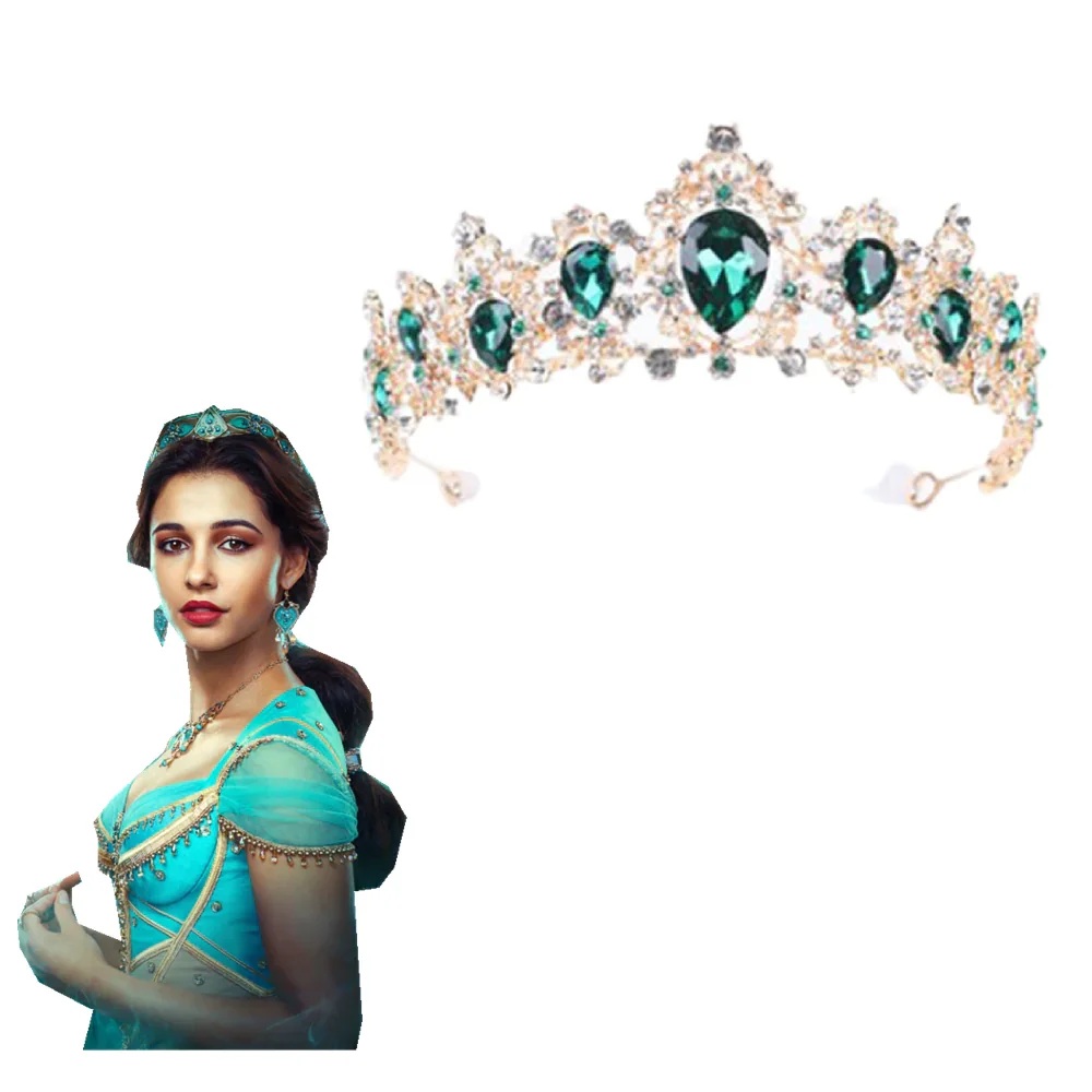 Aladdin the Movie Princess Jasmine Cosplay Crown Accessories Hair Decorate