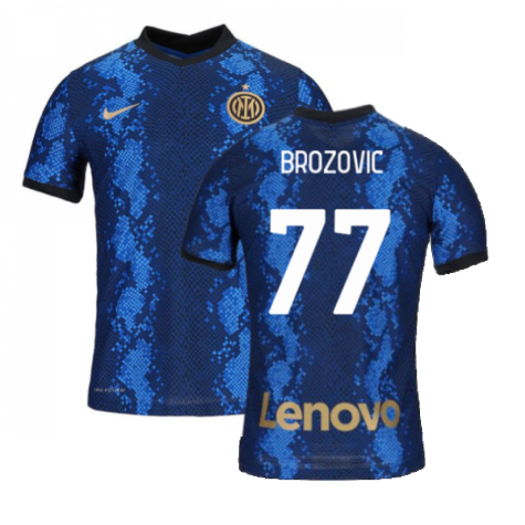 Inter Mailand Marcelo Brozović 77 Home Trikot 2021-2022