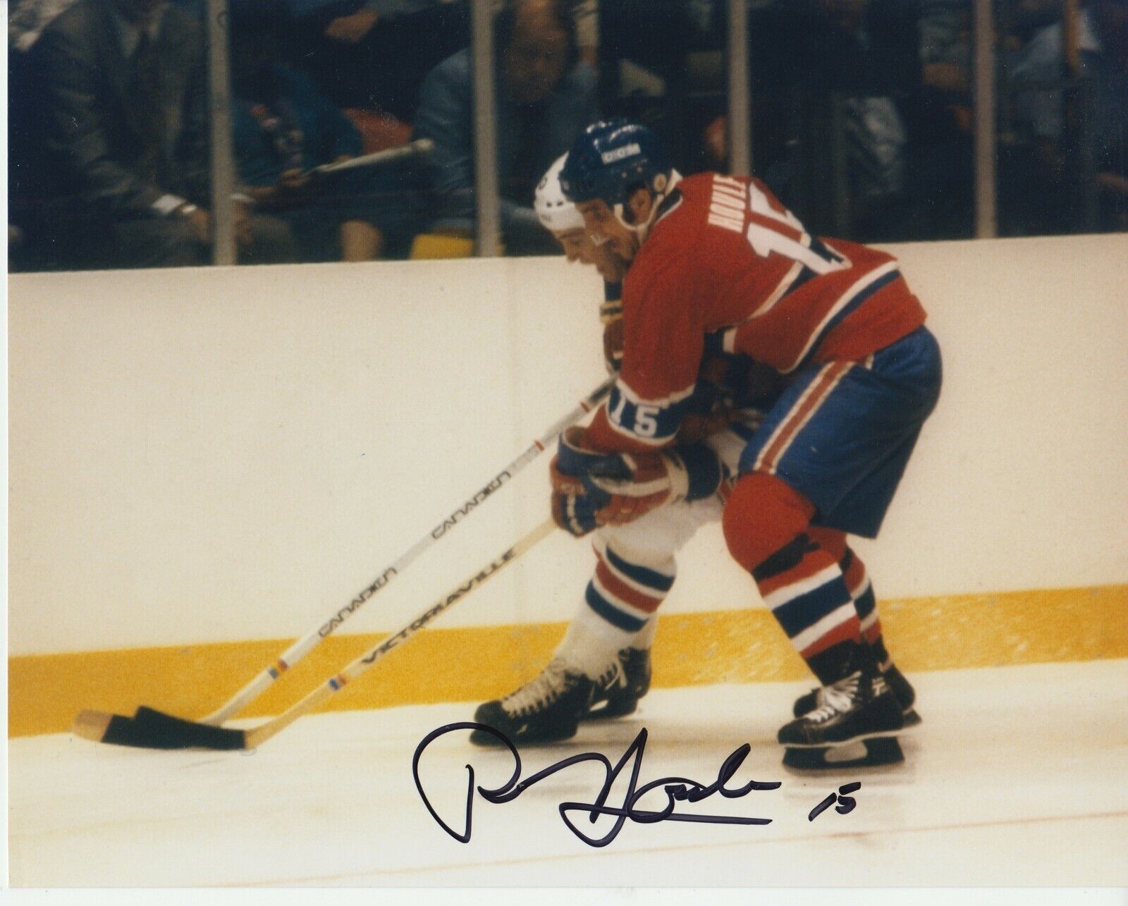 Rejean Houle #1 8x10 Signed Photo Poster painting w/ COA Montreal Canadiens -