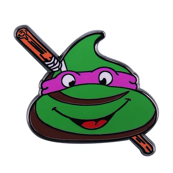 Foto del pin Tortuga Ninja Feliz