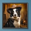 Diamond Painting-DIY Full Round Drill Cowboy Dog