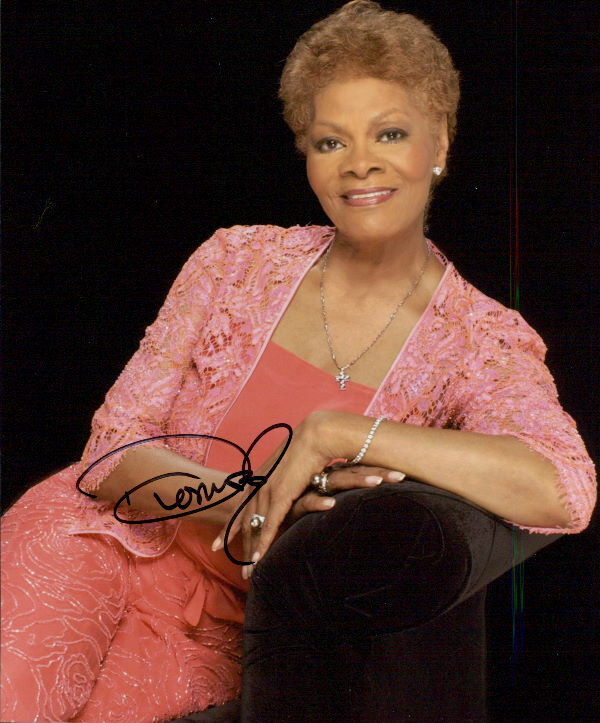 Dionne Warwick vintage in-person signed 8x10 Photo Poster painting