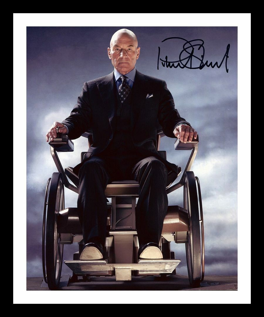 Patrick Stewart - X-Men Autographed Signed & Framed Photo Poster painting 1