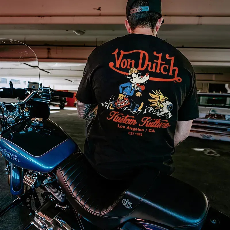 Cotton American Heritage T-Shirt With Vintage Logo Design