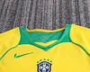 Joyfball 2004 Kids Size Retro Brazil Home Football Shirt 1:1 Thai Quality