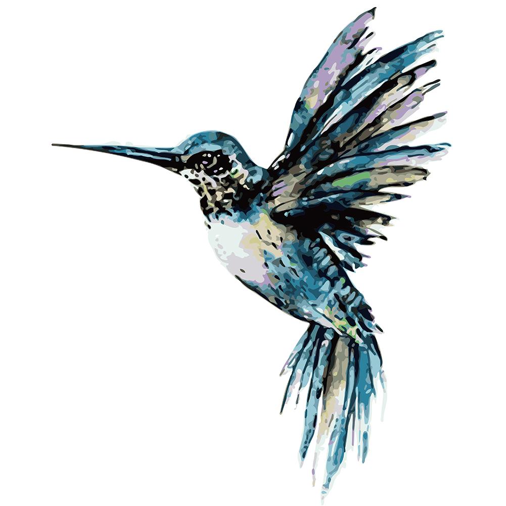 

40x50cm - Paint By Numbers Long Beak Bird Animal, 501 Original