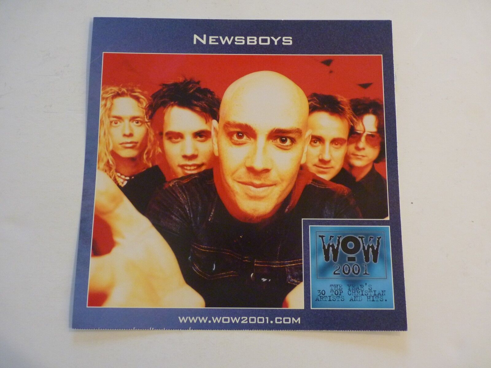 Newsboys 2001 LP Record Photo Poster painting Flat 12x12 Poster