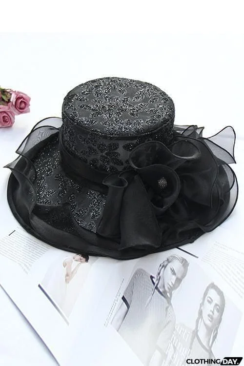 Sparkling Flower Hat