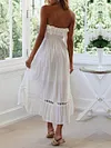 Elasticity Backless Off-The-Shoulder Midi Dress