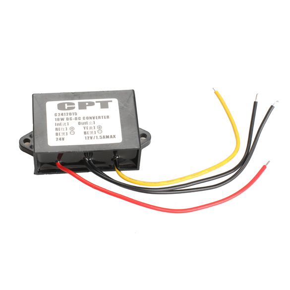 

DC-DC Buck Step Down Voltage Converter Regulator 24V to 12V 1.5A 18W, 501 Original