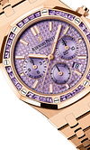 Rose Gold 904L Steel Purple Dial - Watch - 38mm