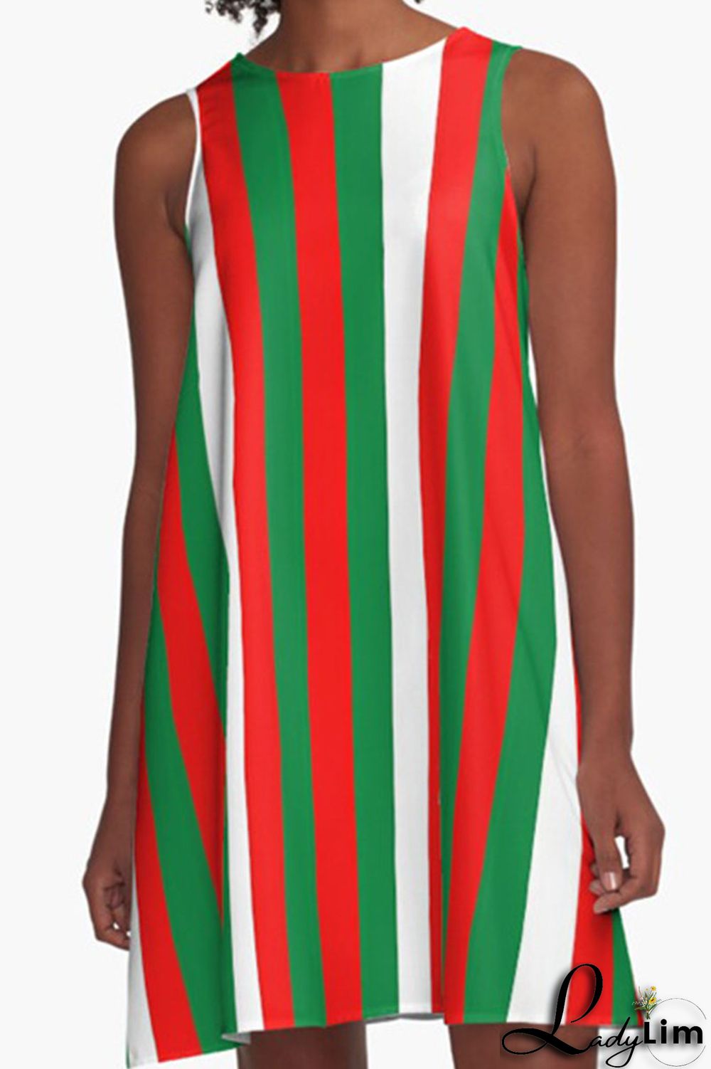 Light Pink Casual Print Patchwork O Neck A Line Dresses