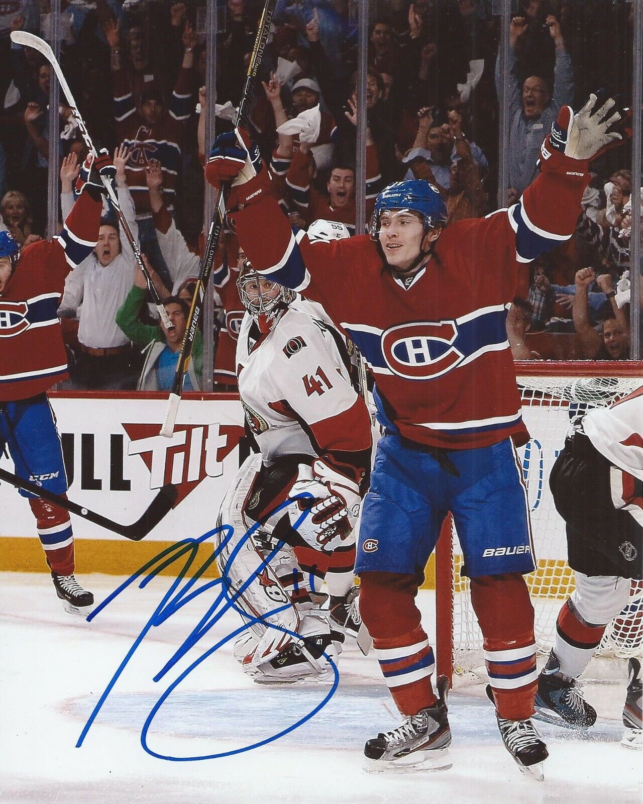 Brendan Gallagher Signed 8×10 Photo Poster painting Montreal Canadiens Autographed COA C