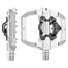 Mountain Bike Pedals For CXWXC CX-159 Bike Removable Anti-Skid Nails 2In1 Clipless Flat Pedal 9/16In 3 Bearings Bicycle Pedals Bicycle Accessories