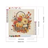 Diamond Painting-DIY Full Round Drill Pumpkin Flower