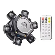 🎁Lumină cu cap mobil cu LED de 100W Lumină pentru scenă cu șase brațe RGBW Disco Party DJ Party DMX512 Telecomandă pentru DJ Bar, petrecere, nuntă