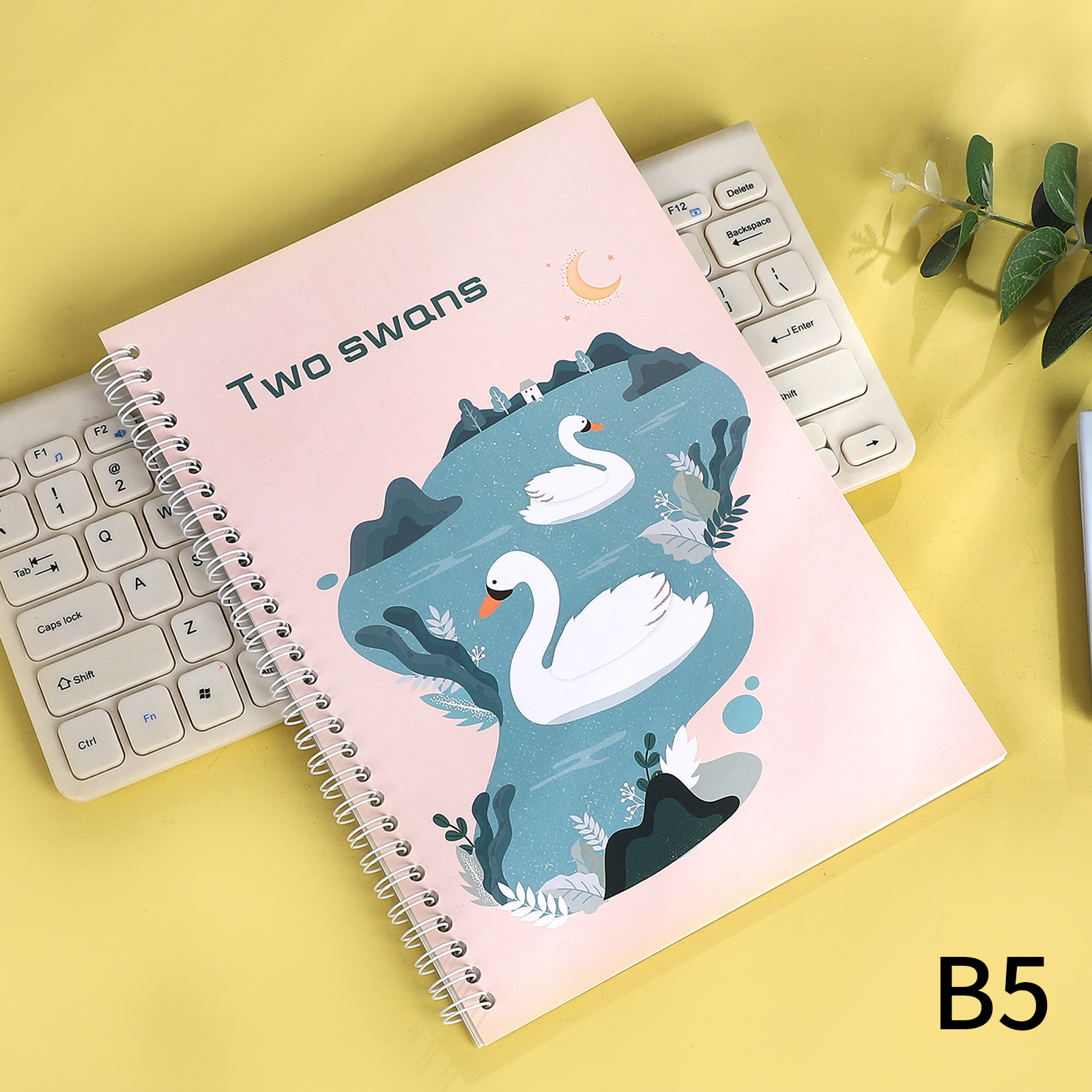 Journalsay A5/B5 Loose-leaf Double-sided Release Paper Metal Coil Notebook