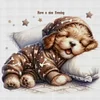 Sleeping Puppy-11CT Stamped Cross Stitch 40*40cm/15.75*15.75in